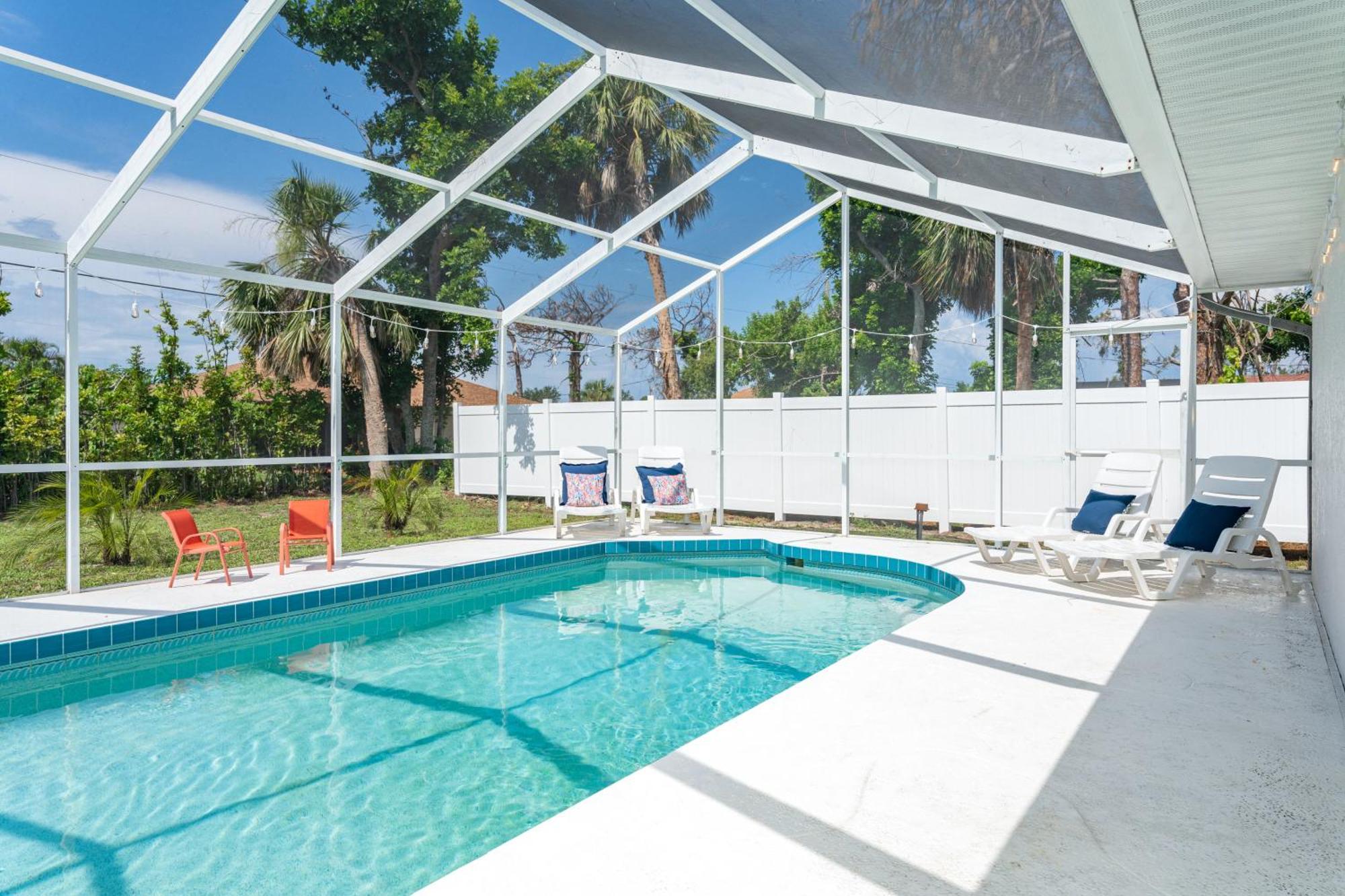Beautiful Spacious Home! Close To Beaches - Heated Private Pool Englewood Eksteriør bilde